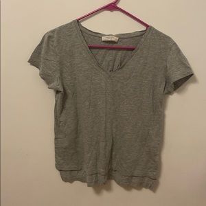Zara grey cotton tee
